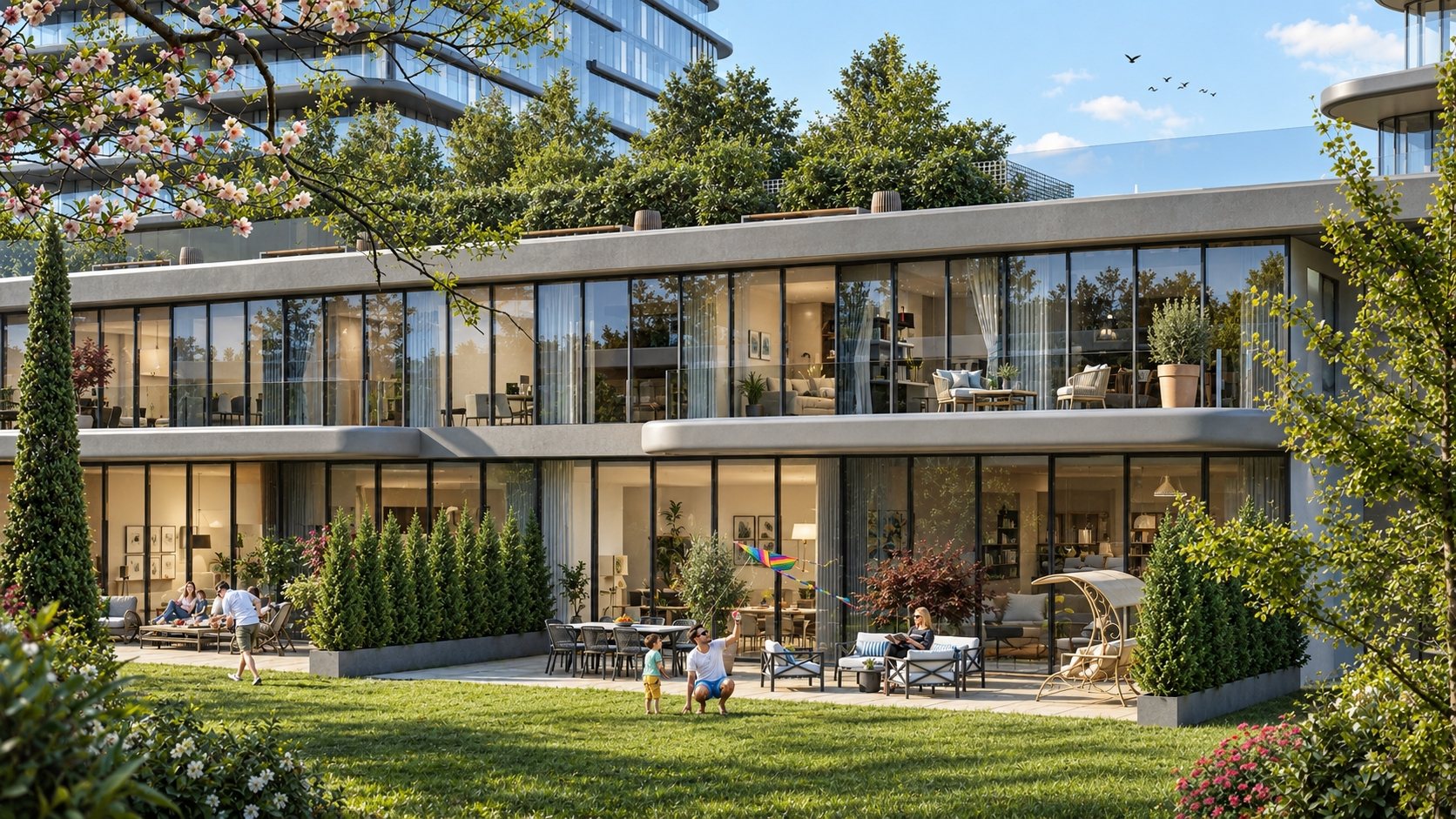 Two-storey garden residence